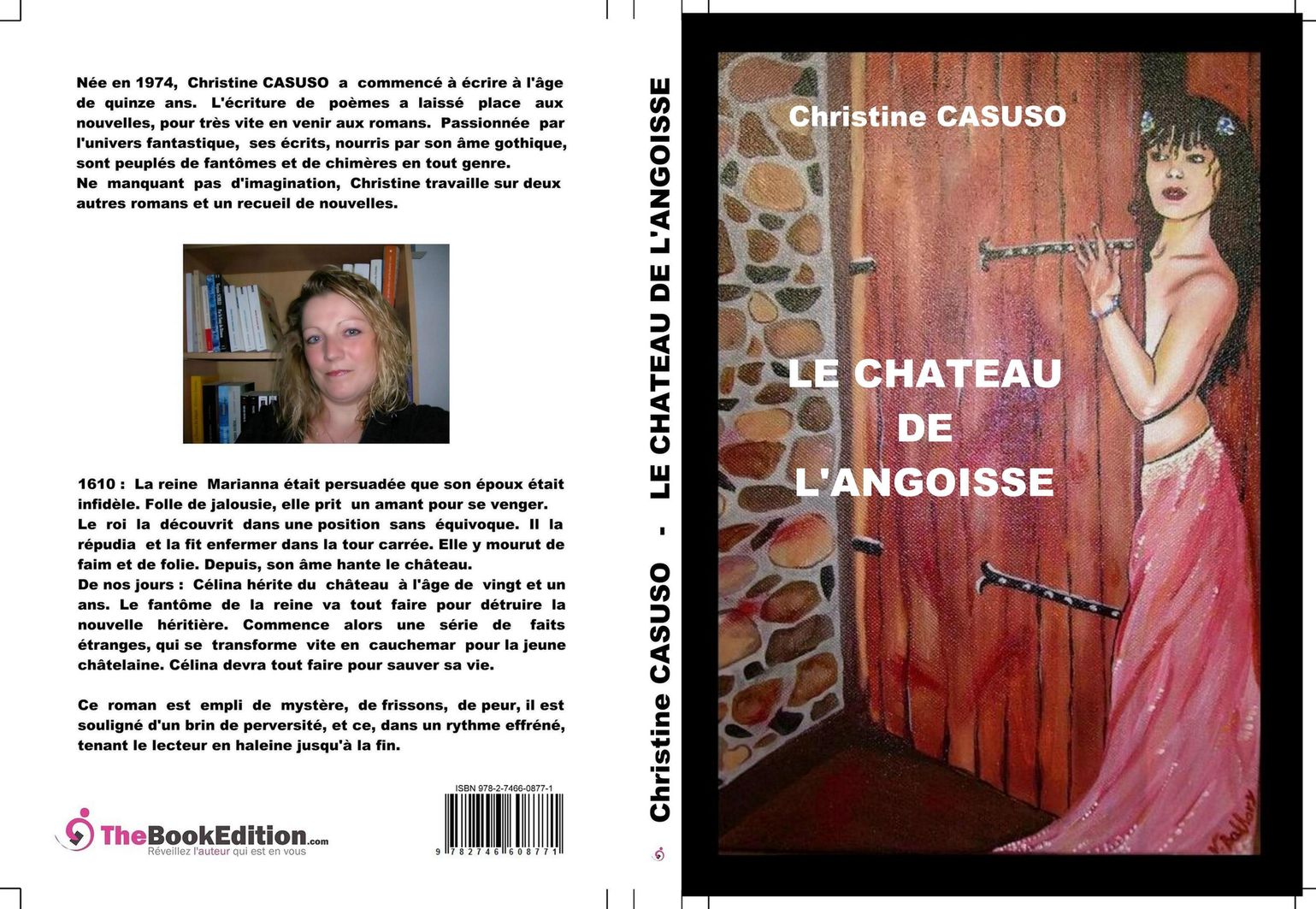 couverture du roman de C. Casuso "le château de l`angoisse"